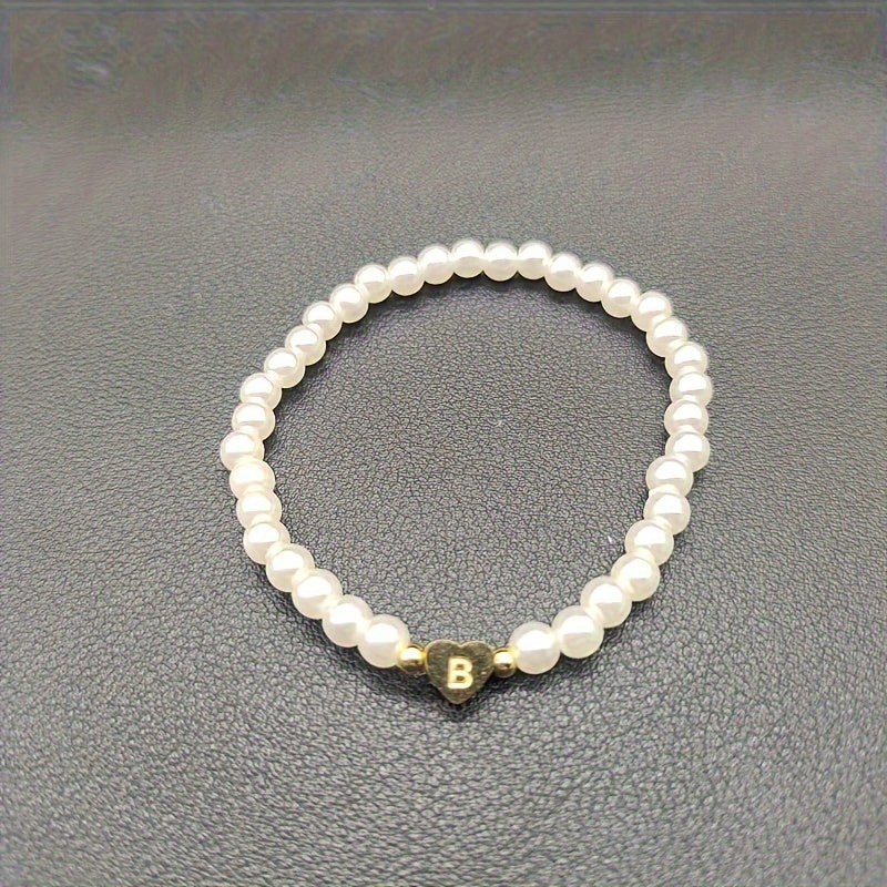 A-Z Heart Initial Bracelet
