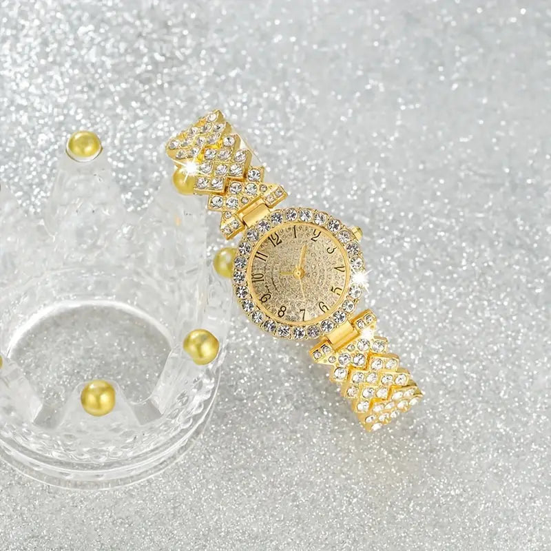 Eden | Luxe Gold Watch and Bracelet Set