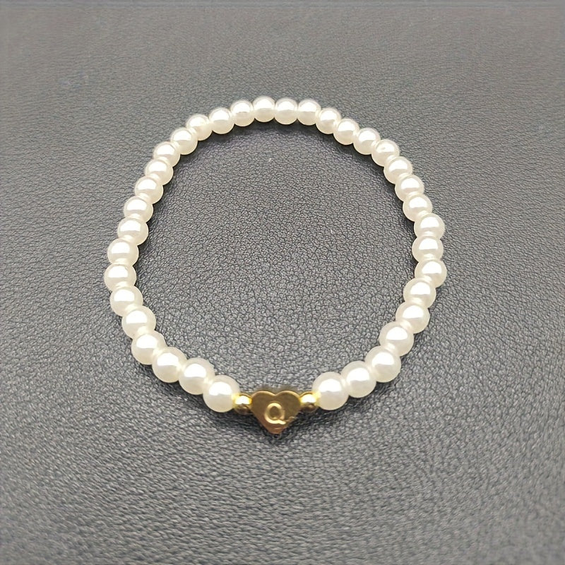 A-Z Heart Initial Bracelet