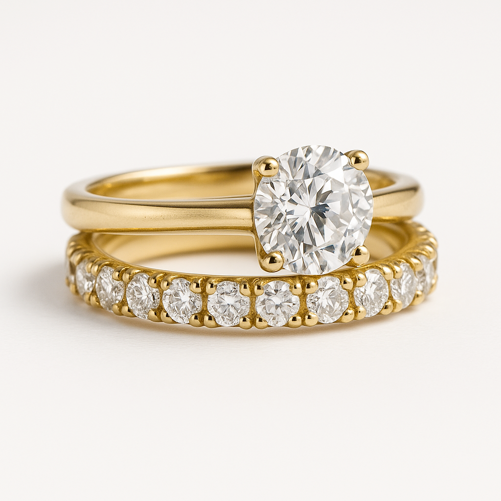 Aurelia | Exquisite Gold Ring Set