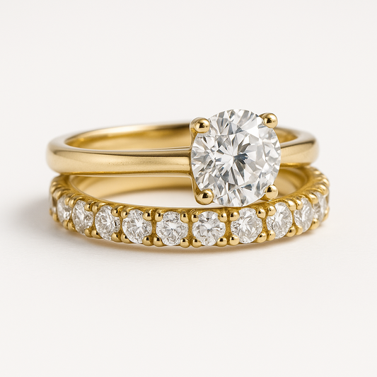 Aurelia | Exquisite Gold Ring Set