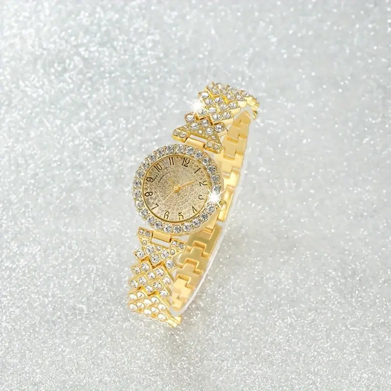 Eden | Luxe Gold Watch and Bracelet Set